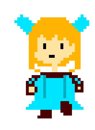 [9664c4] person of undertale light blue sprite 1