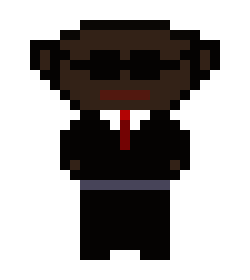 [9664c4] Black Secret Service Man