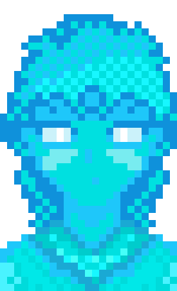 [a2471d] {She turns around.} [Oh. Hello.]