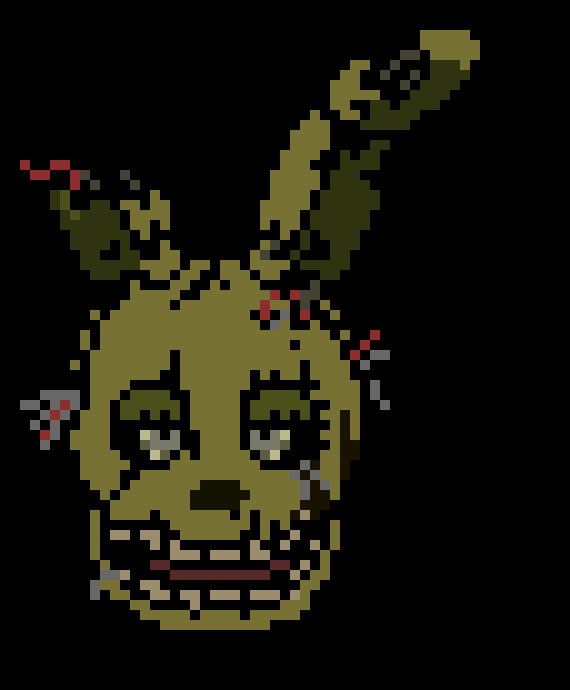 [fc6325] something starts flashing in the door way and music starts playing: https://soundcloud.com/goldenfreddy4/sets/when-you-run-out-of-power-in spring traps face is seen lighting up)