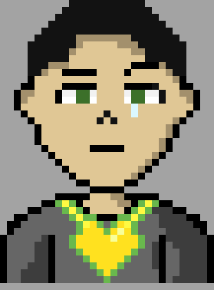 [90896a] *Light and dark at the same time... interesting. But there was something about this pillar that felt familiar, it just held a very familiar presence to it. One almost... friendly, but ominous at the same time. Then his curiosity started to get the better of him... he could slightly see stairs at the top, so he started looking to see if there were any near the bottom that he could use to climb up there.*