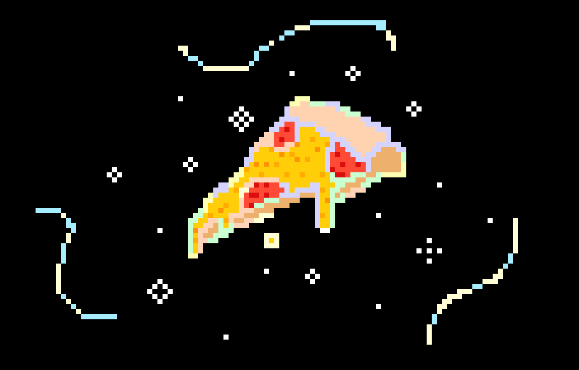 [5e05ec] Pizza in space