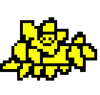 [9664c4] LordTale bed of golden flowers V1