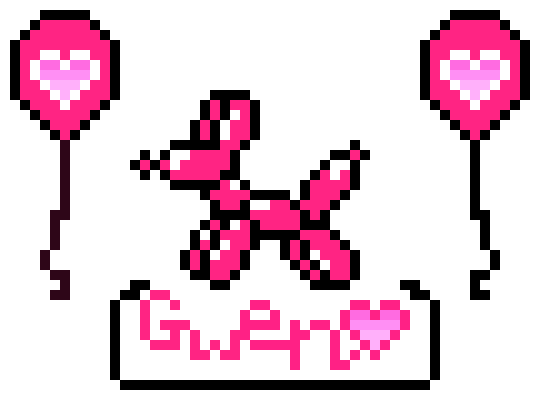 [37887b] hot pink balloon!