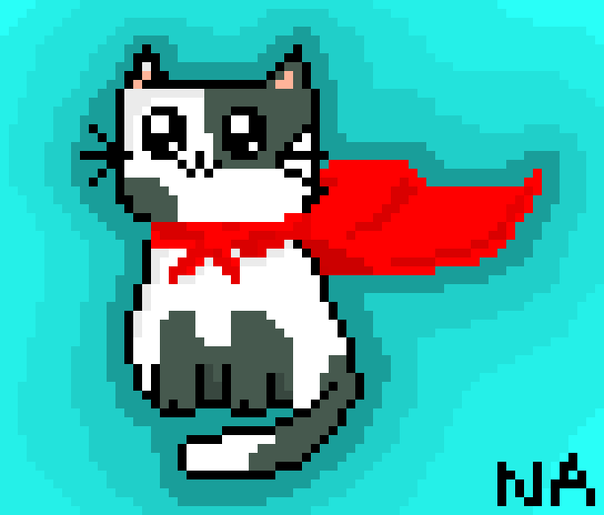 [9664c4] Cat with cape