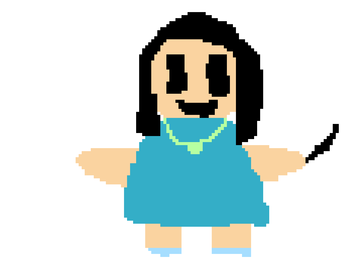 [67b4f4] composing lady