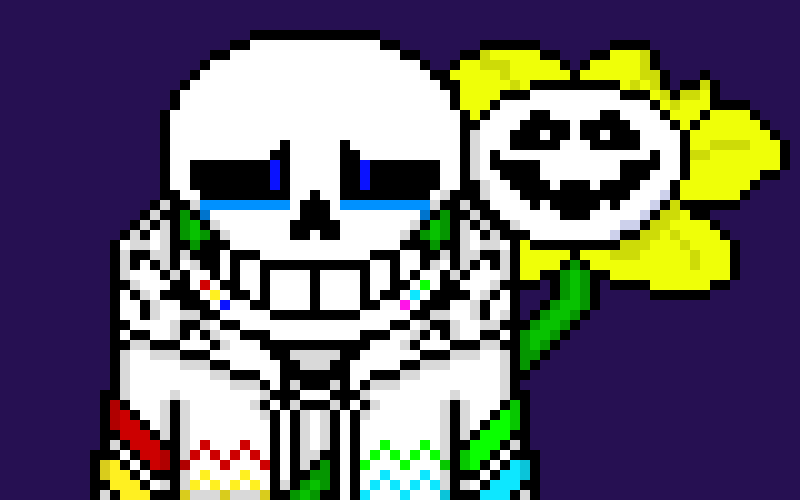 [71fafd] Multi: F-flowey, p-please don't- Flowey: SHUT UP *the vines break Multi's arm*