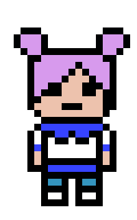 [bd0064] danganronpa pixel sprite base shu