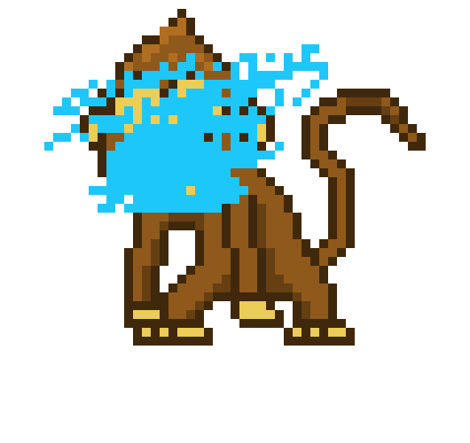 [e06f32] pixel monkey