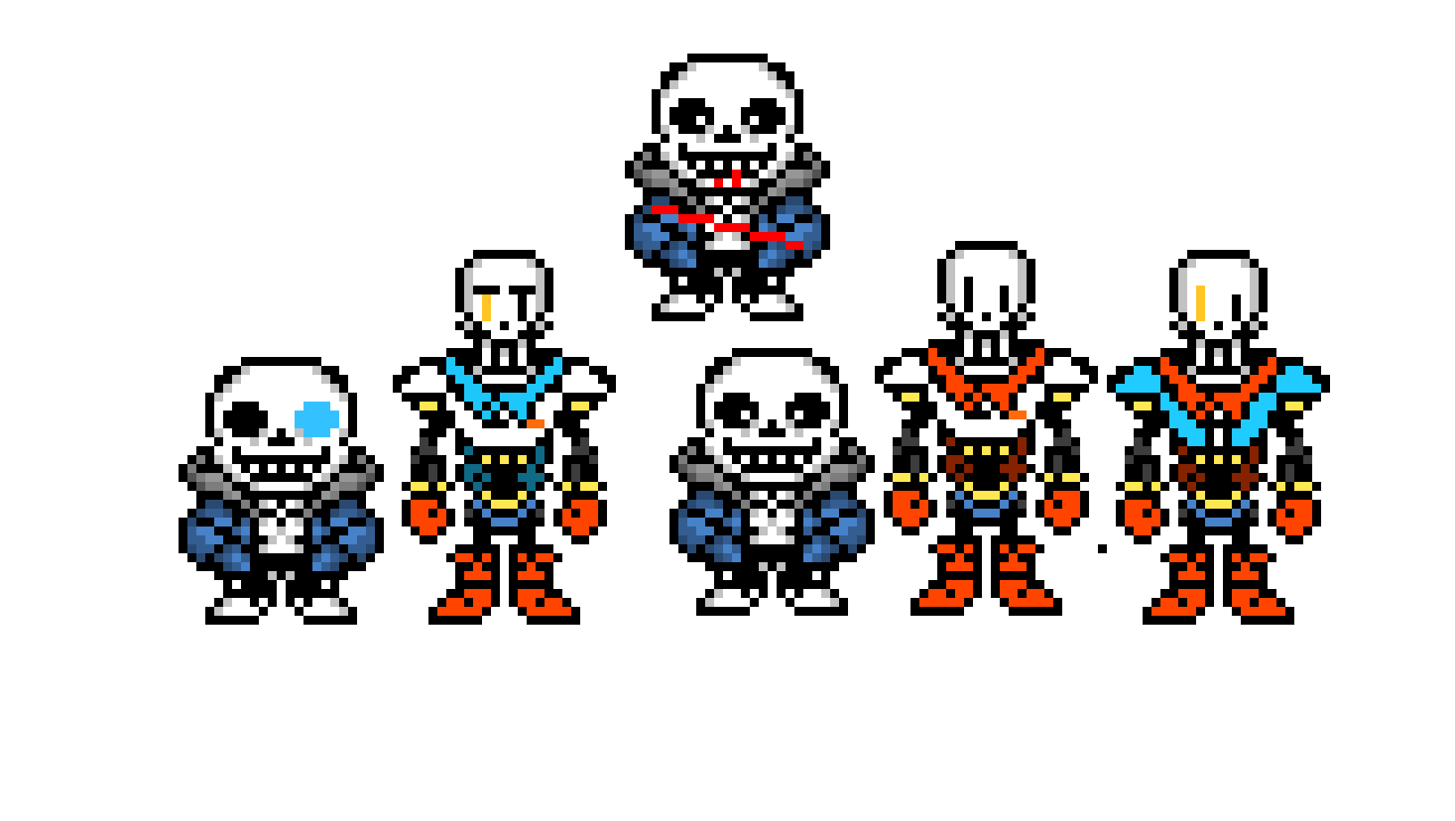 [af4498] Overworld Sans And Papyrus