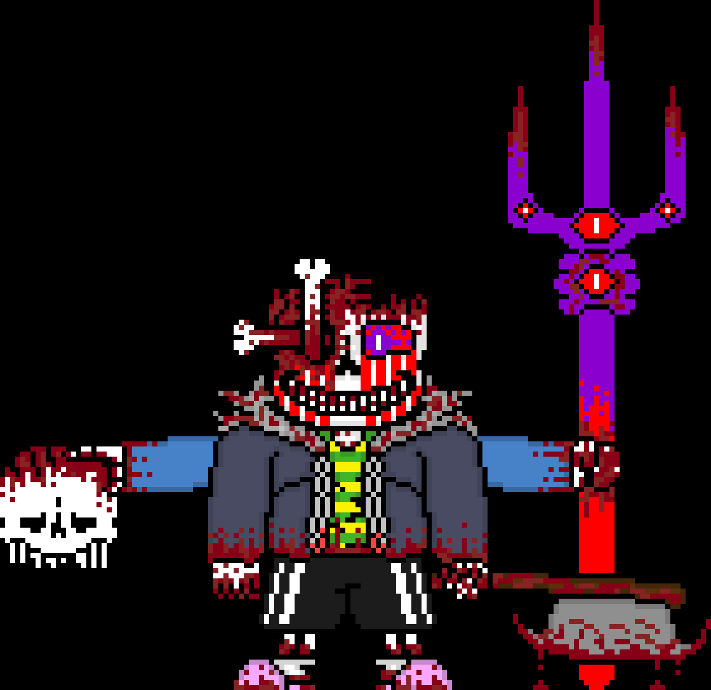 [e8cb42] Terror: ok then *he snaps his fingers, afterwards the satsujinki starts to melt* your forgetting that your my past i can interfere 