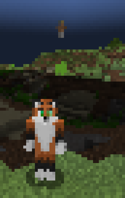 [c8476c] Mf not questioning the blurry cross and the dark clear water.