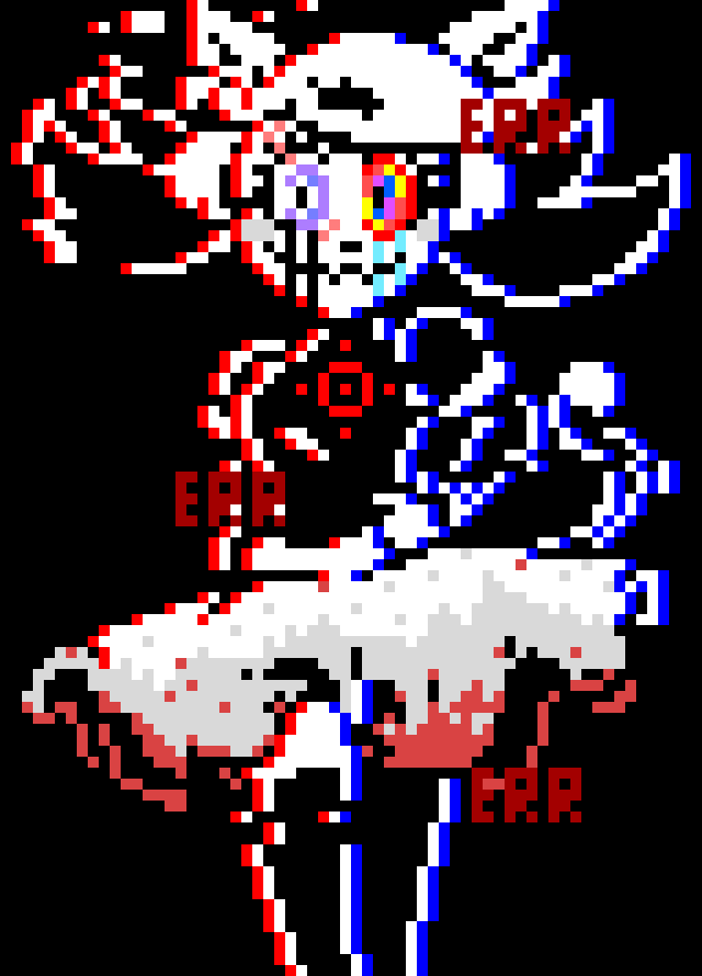 [95be89] -Chris, sees one of Terrie`s, puppets... But uh... Not in the best of their states and they are clearly VERY unstable-