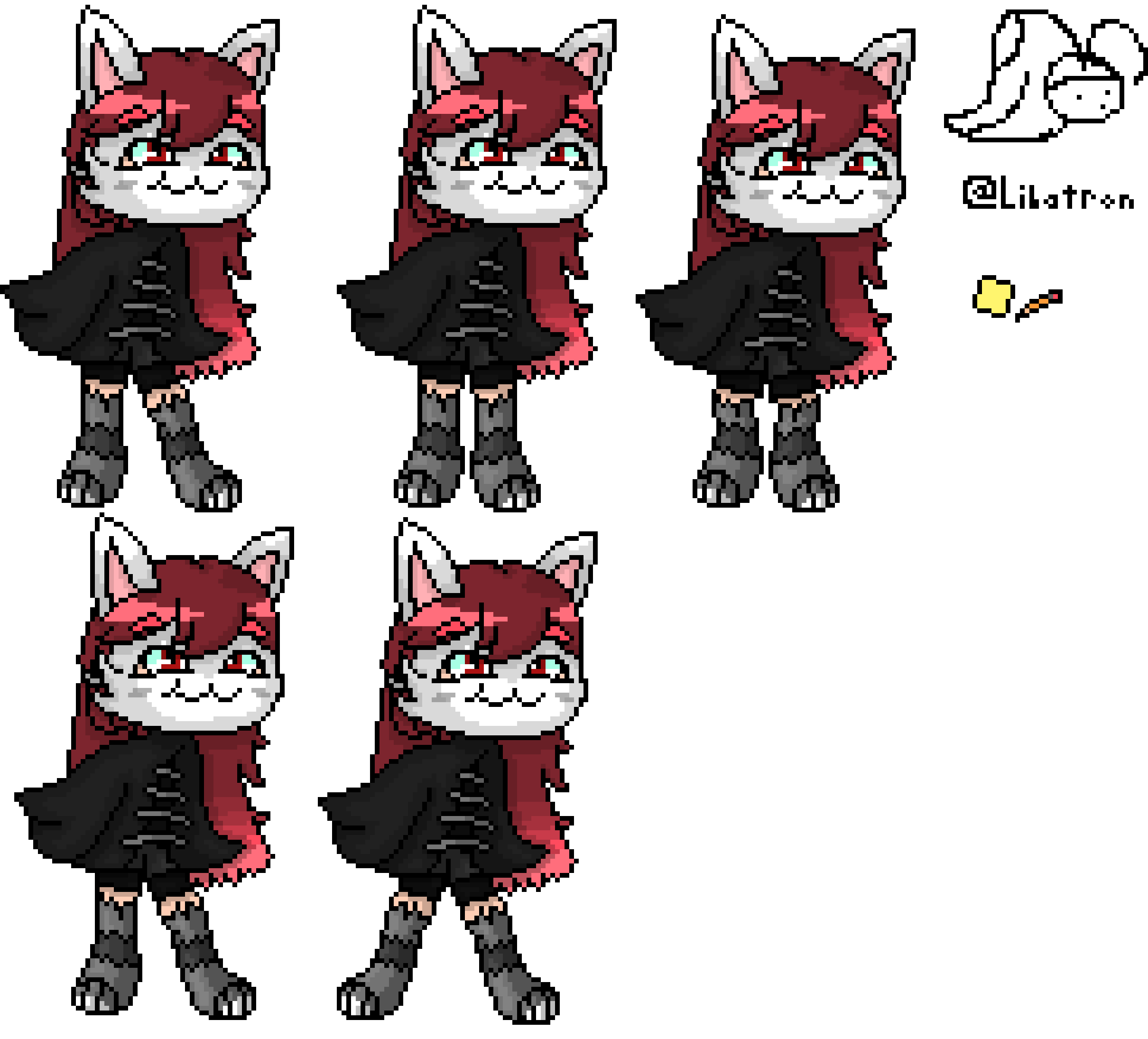 [f7c573] right now im trying to make a different sprite sheet...