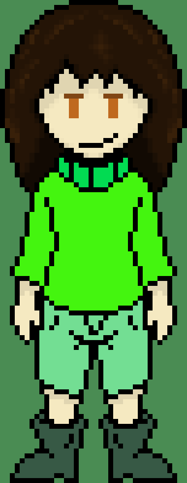 [95be89] Mildly reworking and detailing my human sprite... -Terrie