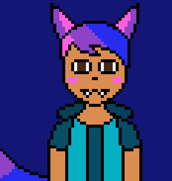 [4fbda4] umm...umm...idk...i got bored of the cames so i came to hang out with you...-Evan