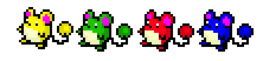 [9664c4] tiny Marill pokemon pixel 