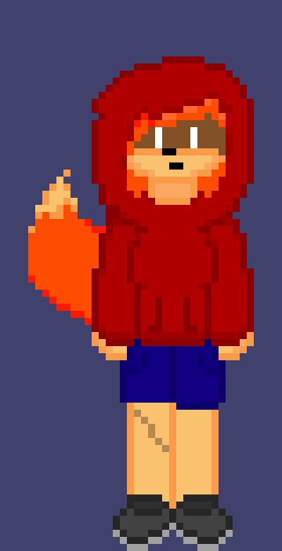 [d8d976] *Wipes blood again* Im fine it happen's all the time -Foxlya