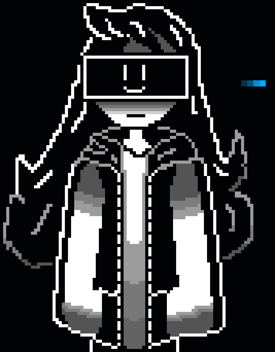 [2fe70b] *grabs his shirt* you should have let me go through... but your going to try again *drops him and draws a knight* watch him *the knight nods*