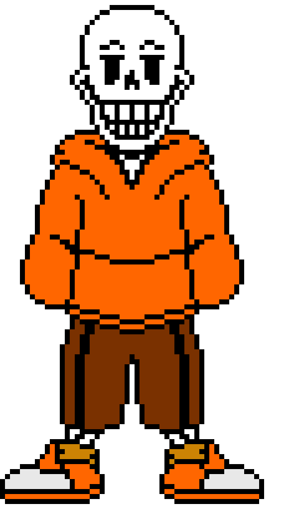 [64f43a] Underswap Papyrus - Warrior (should i rp as this?)