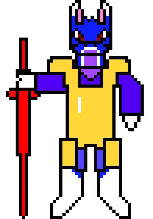 [9664c4] Blue as Asgore