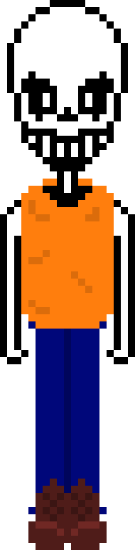 [9664c4] My Fan Made Undertale Character -Helveltica the Skeleton-