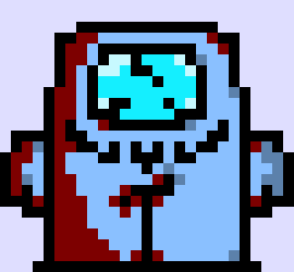 [17d6d3] [the imposter casually inhales a bunch of loot and stuff and begins to run off]