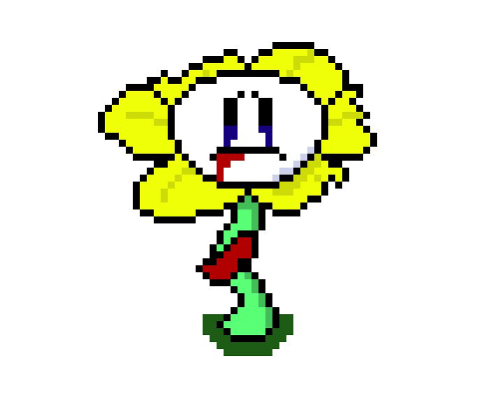 [9664c4] Brokentale Flowey Sprite