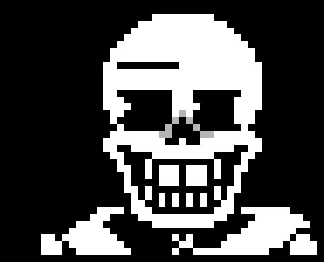 [2fe70b] *bones go through the blaster* HELLO MISS I DON'T THINK THAT IS VERY NICE