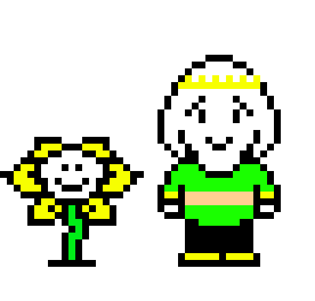 [9664c4] Asriel and Flowey For MedievalTale