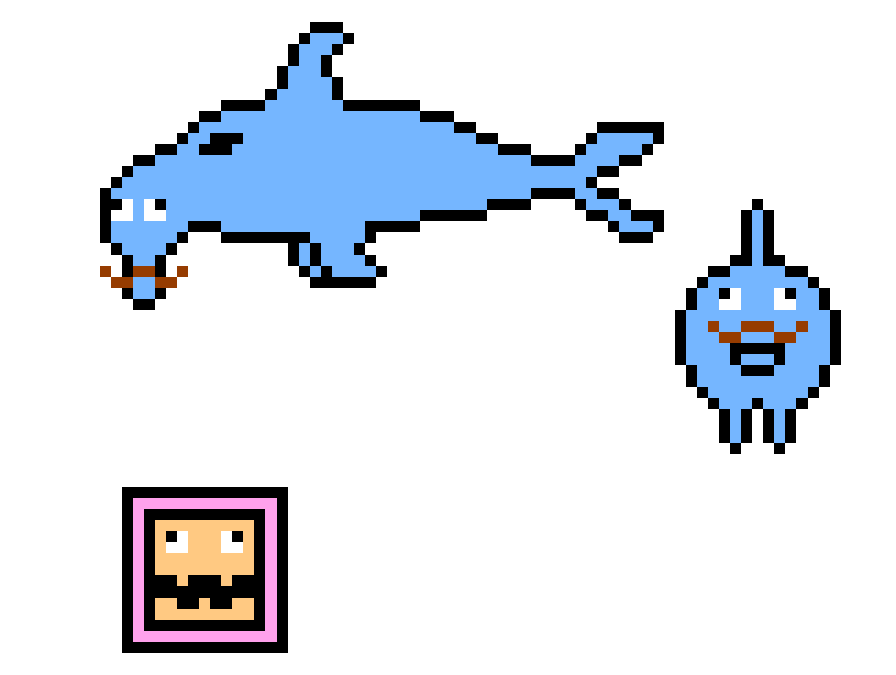 [9664c4] Pink Sheep & Hummie Dolphin