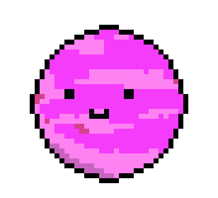 [802658] Blue cute planet