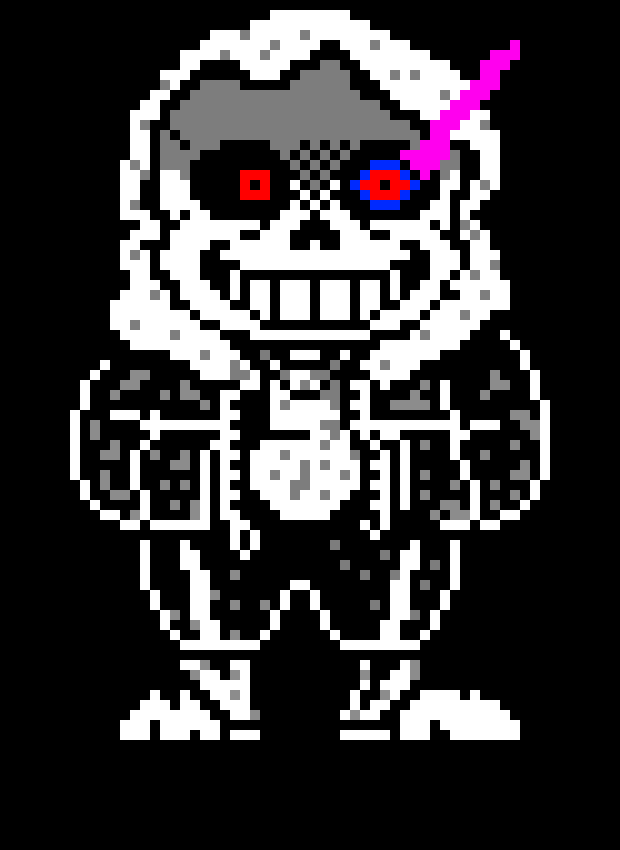 [43520c] dust sans: well then.. Y O U  A R E  G O N N A  H A V E  A  M A D  T I M E ! !