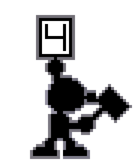 [9664c4] Mr Game and Watch hammer 4