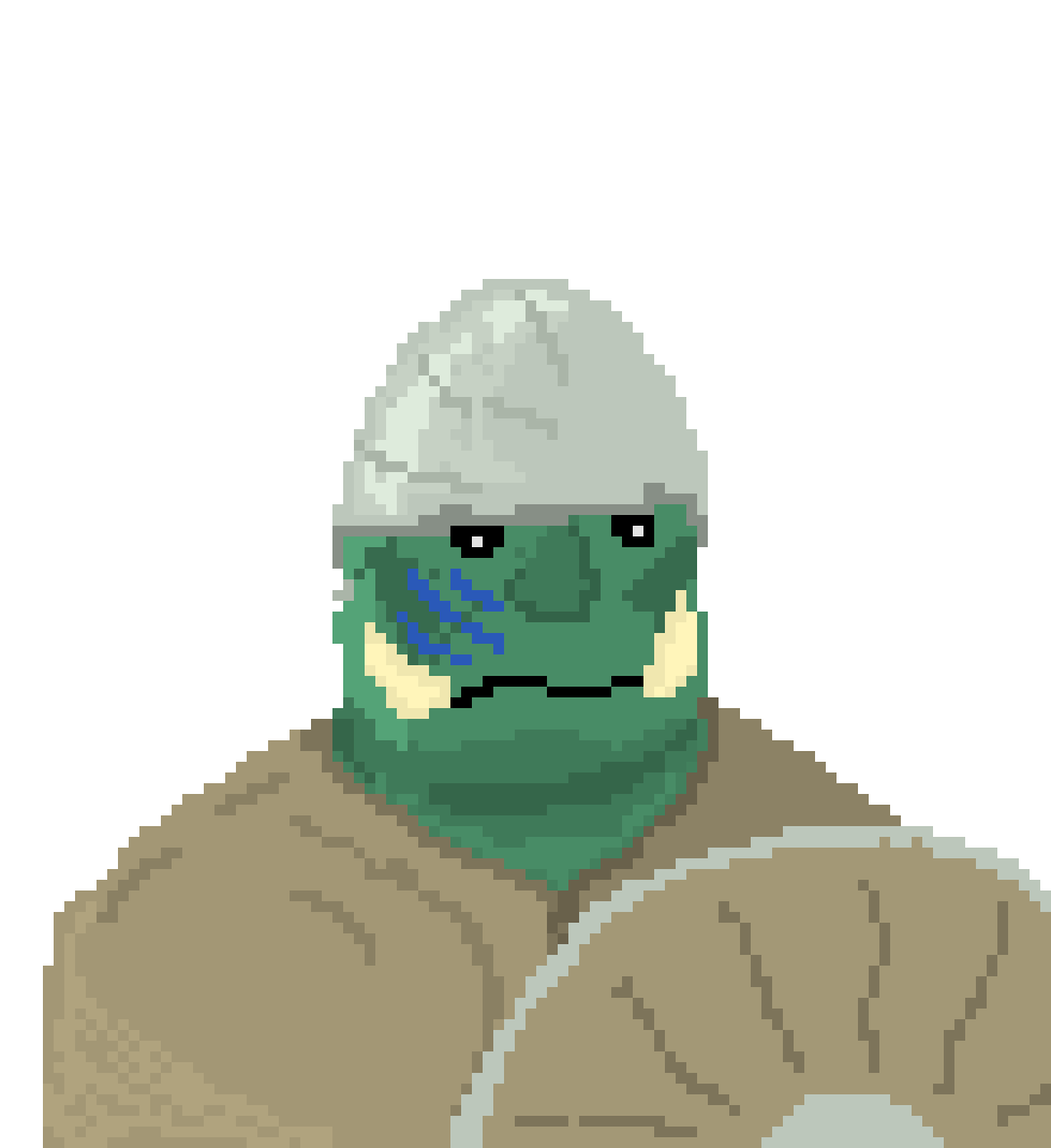 [40df6f] Orc Shielded Warrior