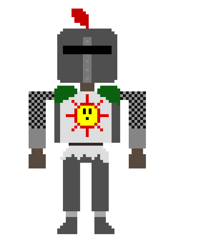 [2fcb16] Solaire: *He Is praiseing the sun at where he normal is*