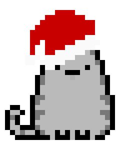 [5f4271] cat_frame4 (with added santa hat)
