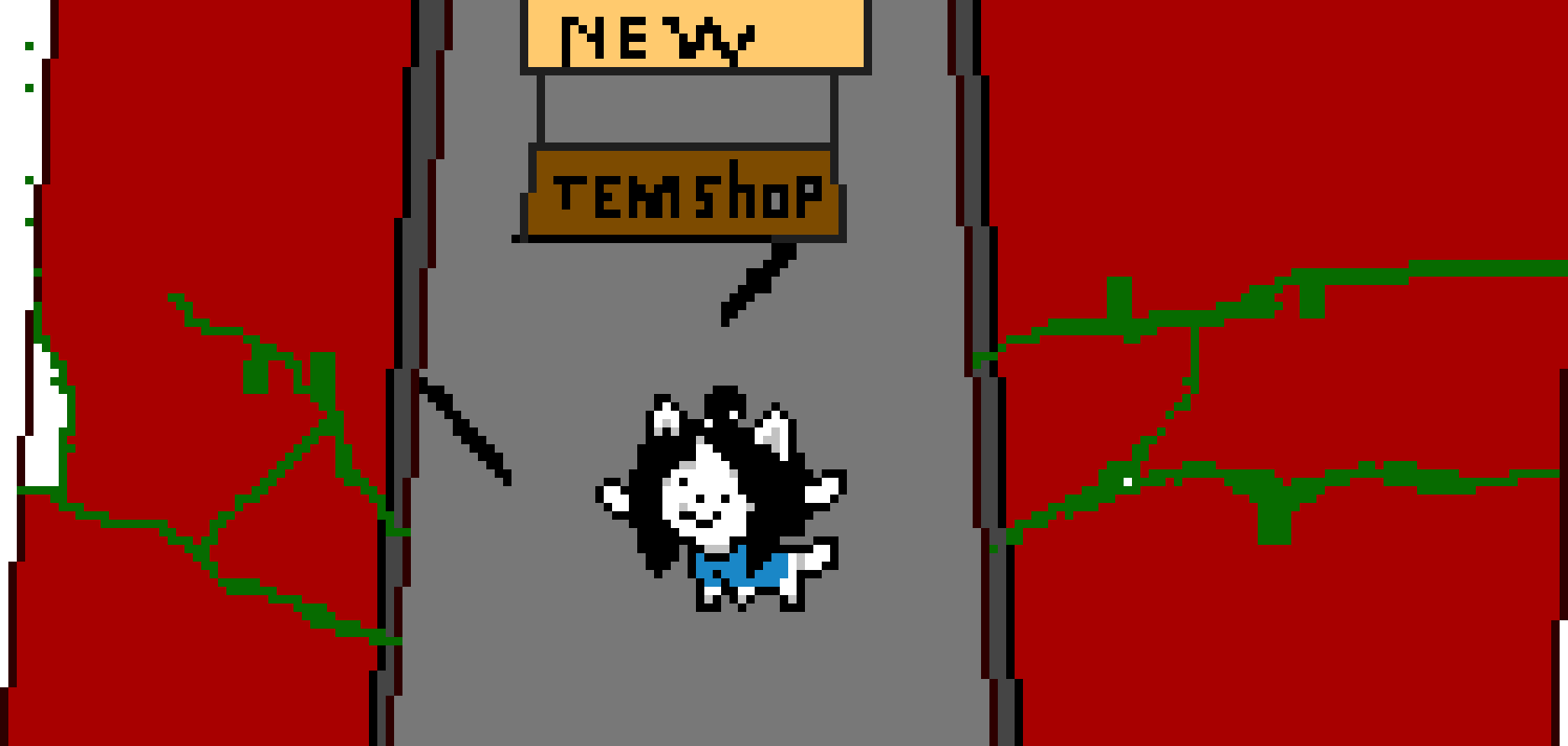 [b7731b] Undertale - Temmie Overworld Sprite