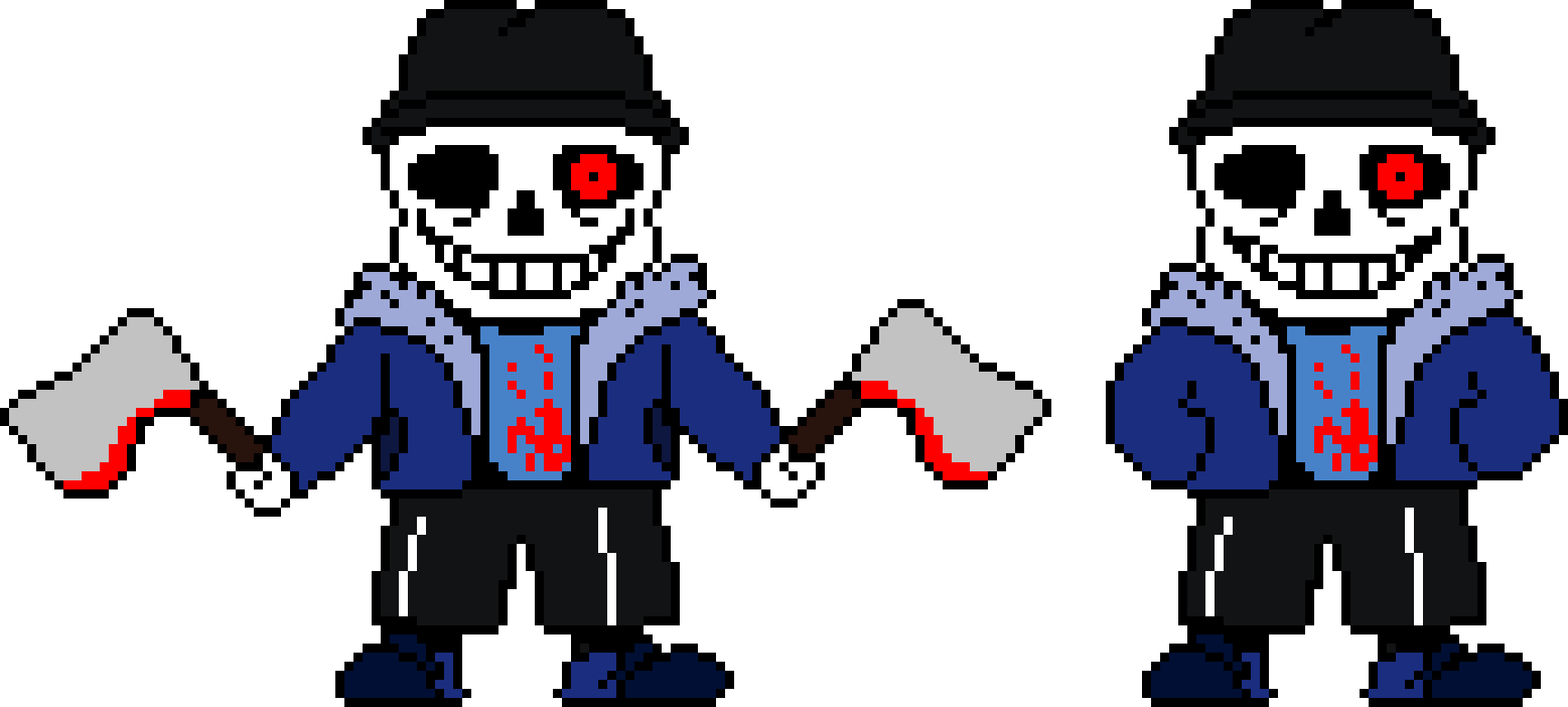 [76237e] HorrorTale PeterPlay19 OC Sprite. ( Bouns Genocide Battle )