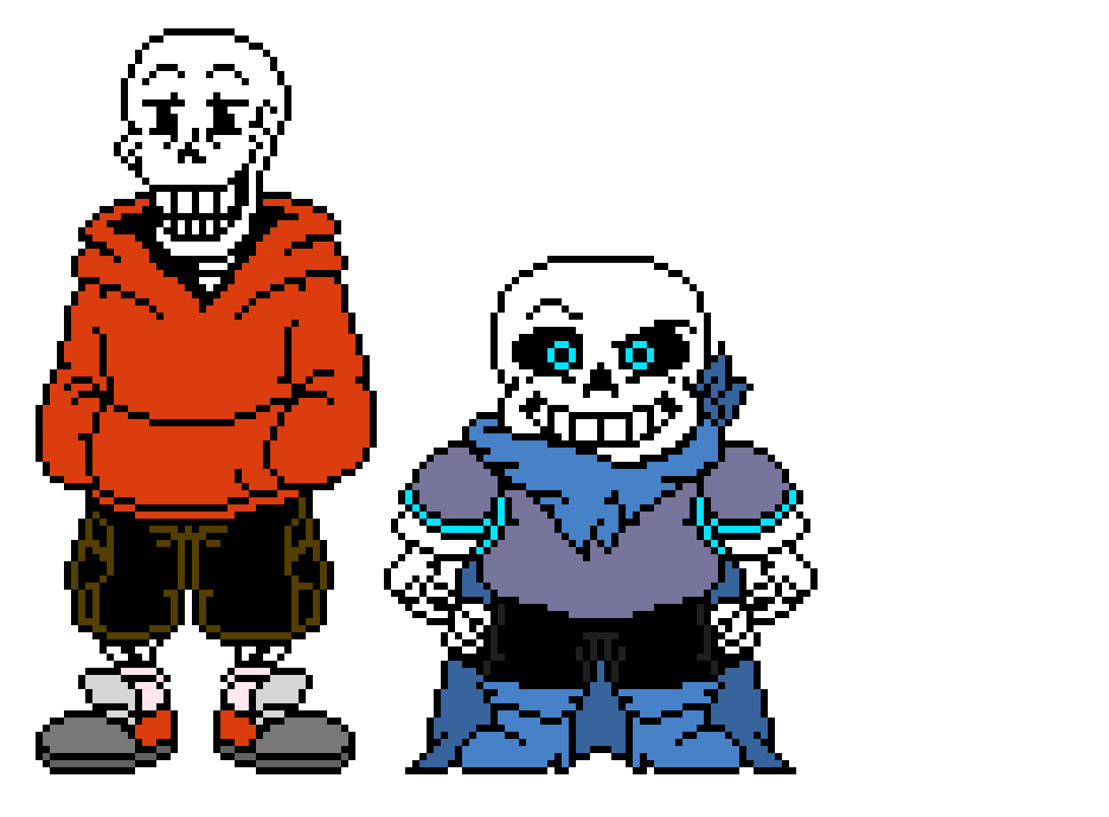 [84230f] Underswap Sans and Papyrus