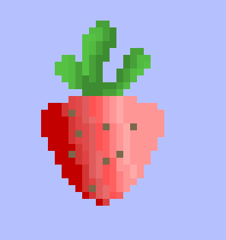 [e07772] strawberry? [cool cyan cat]