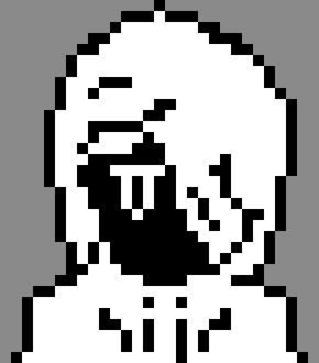 [be82ba] Special cast: Mirror world. (A semi-transparent barrier was placed between Red and the three)