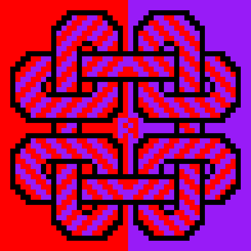 [9664c4] Purple + Red