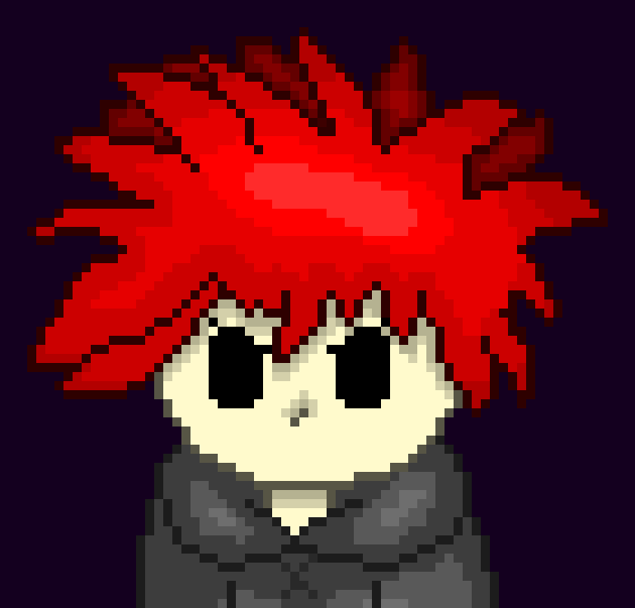 [5b2f3e] -looks around pointing an axe-