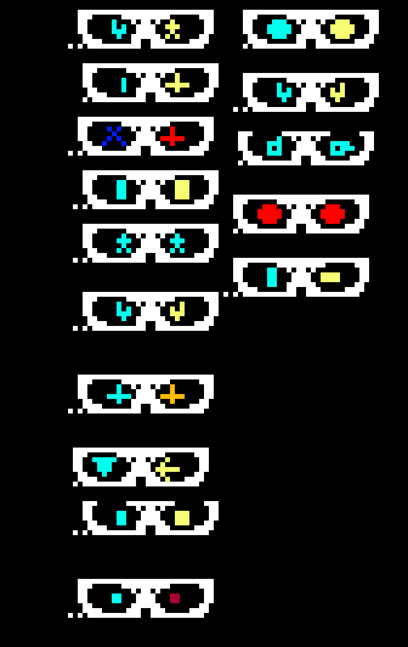[43520c] these are all the AU eyes i done so far.