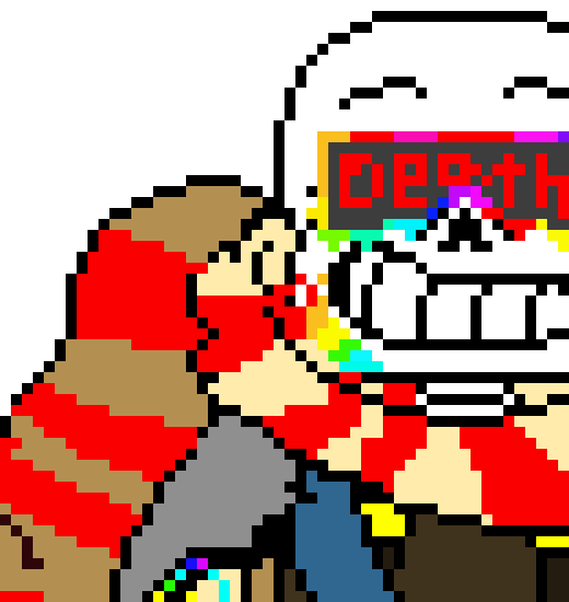 [017444] Either way the Gay sonic bitch will have a small brain- Fell Fresh!Ink sans