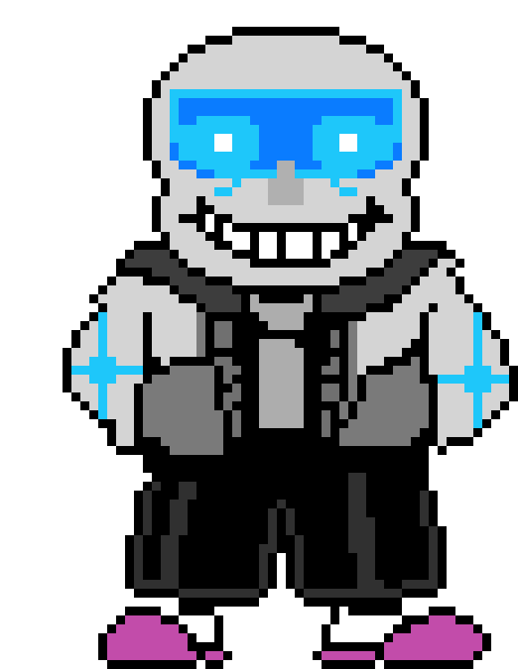 [c1681f] energy assault sans * blue team *