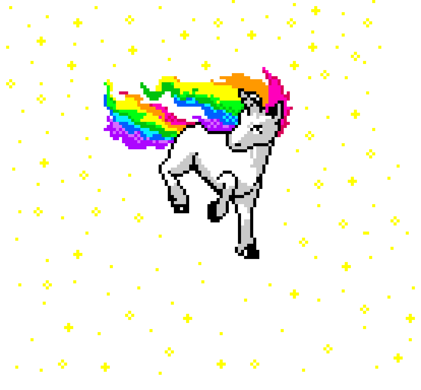 [f877d2] Rainbow Unicorn