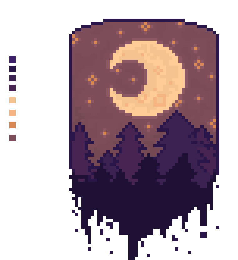 [9664c4] palette/environment shading test - august night