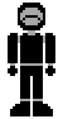 [25d002] *Perspective switch* ... *He is eating fish*